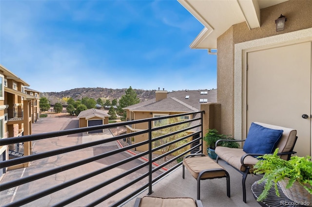1816 Montura Vw Unit 204, Colorado Springs, CO 80919 - balcony featuring a mountain view