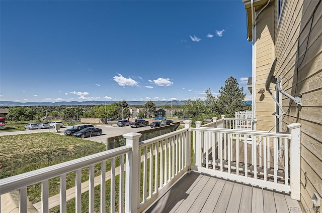 3200 S Federal Blvd Unit 5, Denver, CO 80236 - deck with a mountain view