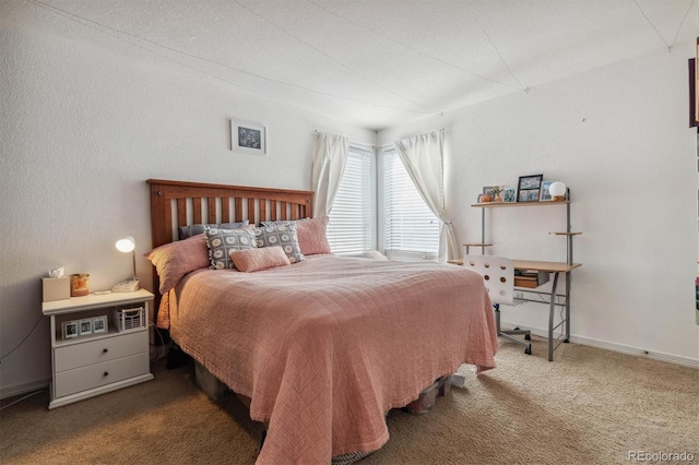 bedroom featuring carpet flooring