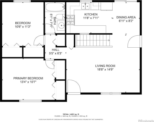 6545 Brook Forest Dr, Colorado Springs, CO 80911 - view of property floor plan