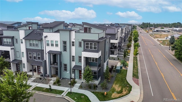 6799 Navajo St, Denver, CO 80221 - aerial perspective of suburban area
