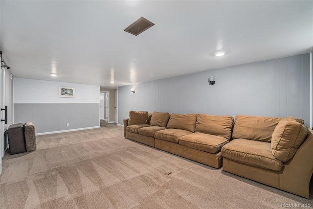 2308 Lima St, Aurora, CO 80010 - living area featuring carpet and baseboards