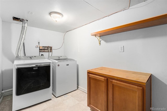 2308 Lima St, Aurora, CO 80010 - laundry room with washer and dryer and baseboards