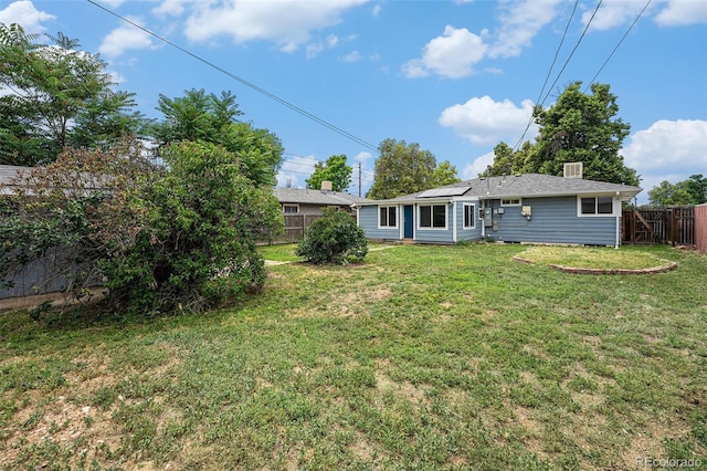 2308 Lima St, Aurora, CO 80010 - back of house featuring a fenced backyard