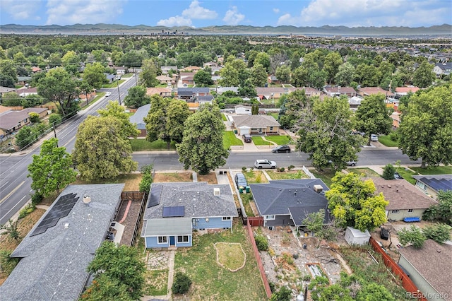 2308 Lima St, Aurora, CO 80010 - aerial perspective of suburban area with mountains