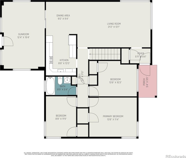 2308 Lima St, Aurora, CO 80010 - view of home floor plan