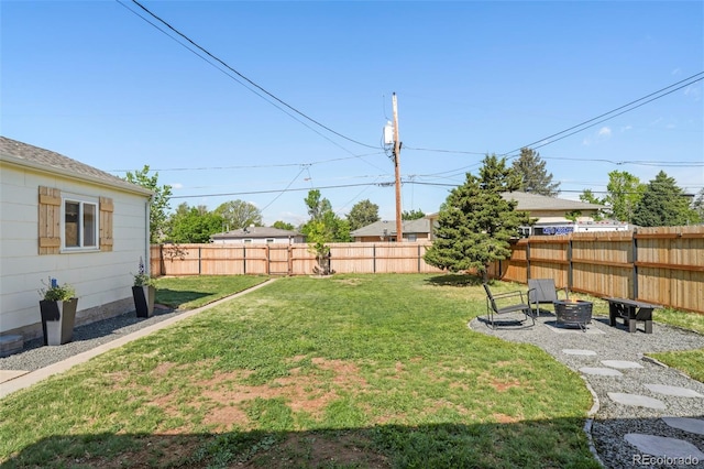 1749 Havana St, Aurora, CO 80010 - view of yard with a fire pit