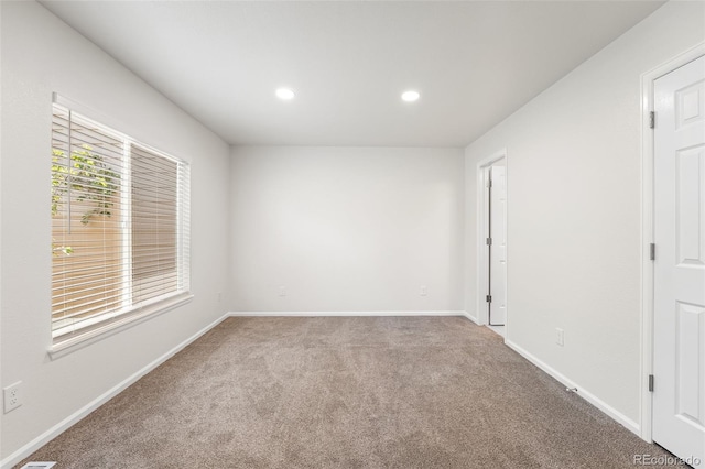 7600 W Coal Mine Ave Unit B, Littleton, CO 80123 - carpeted spare room with recessed lighting and baseboards