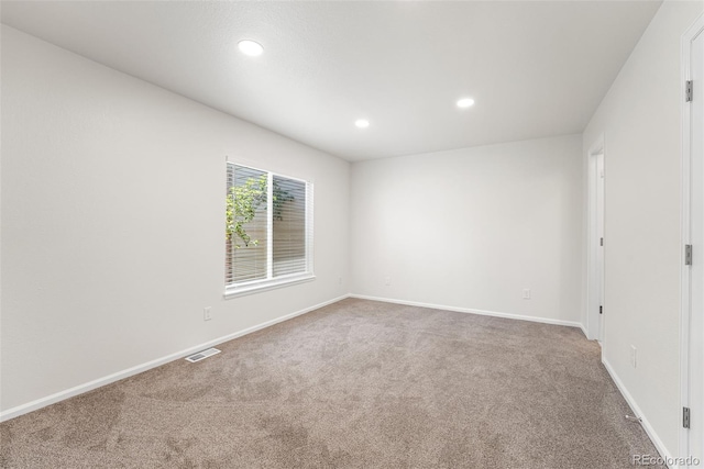 7600 W Coal Mine Ave Unit B, Littleton, CO 80123 - carpeted empty room featuring recessed lighting and baseboards