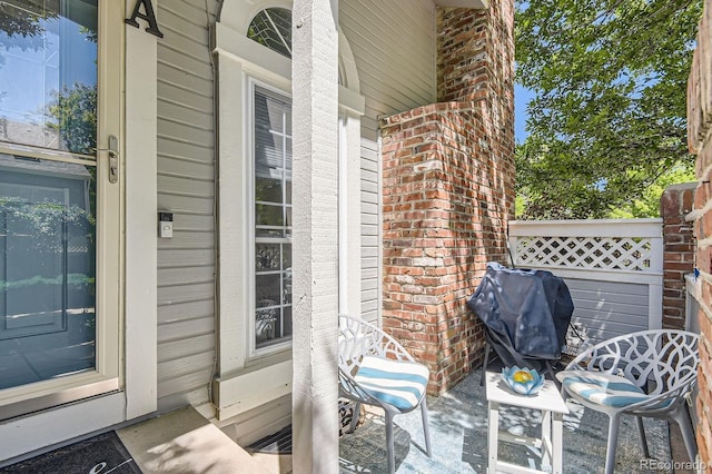 2890 W Long Cir Unit A, Littleton, CO 80120 - porch with a grill