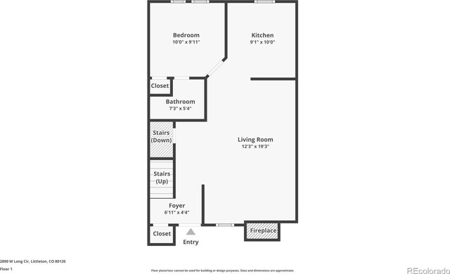 2890 W Long Cir Unit A, Littleton, CO 80120 - view of home floor plan