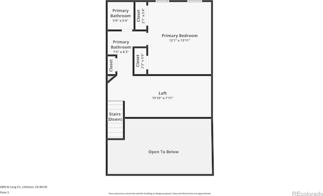 2890 W Long Cir Unit A, Littleton, CO 80120 - view of property floor plan