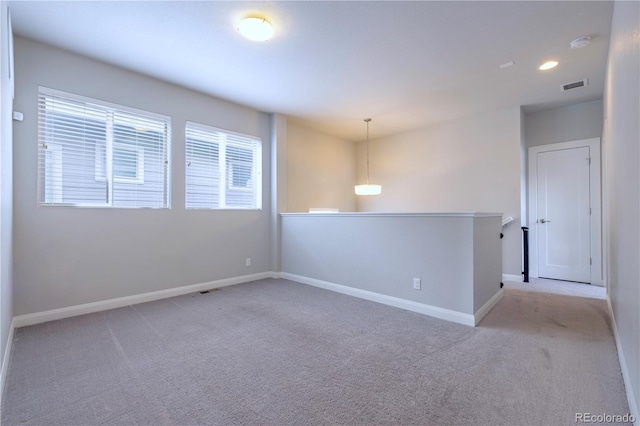 6682 Osage St, Denver, CO 80221 - empty room featuring carpet flooring, baseboards, a smoke detector, and recessed lighting
