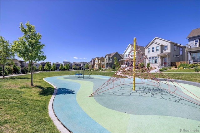6682 Osage St, Denver, CO 80221 - view of home's community with a residential view and a lawn
