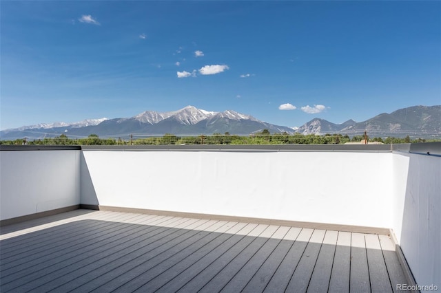 585 N Railroad St, Buena Vista, CO 81211 - deck with a mountain view
