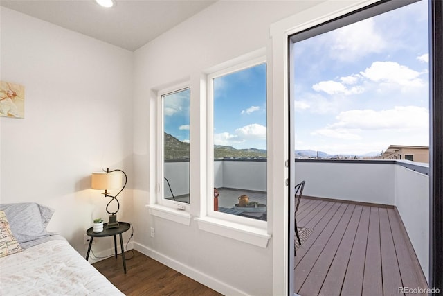 585 N Railroad St, Buena Vista, CO 81211 - bedroom featuring wood finished floors and recessed lighting