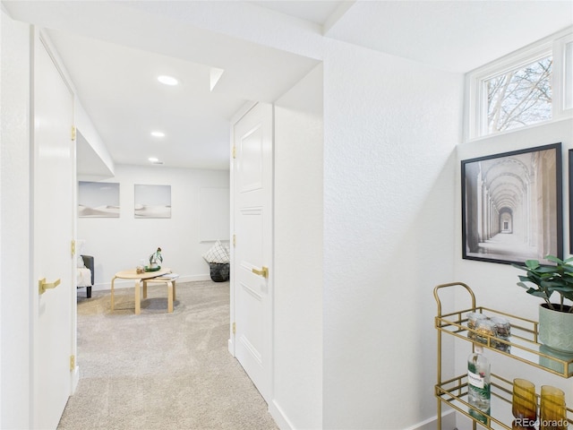 3150 S Pennsylvania St, Englewood, CO 80113 - hall featuring carpet floors and recessed lighting