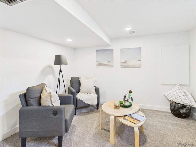 3150 S Pennsylvania St, Englewood, CO 80113 - sitting room featuring carpet flooring and recessed lighting