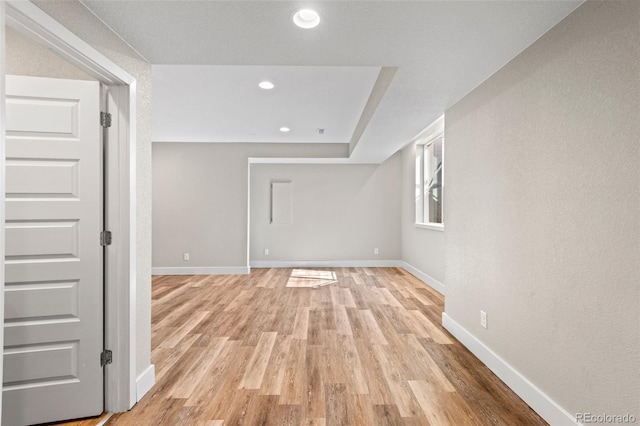 interior space featuring light hardwood / wood-style flooring