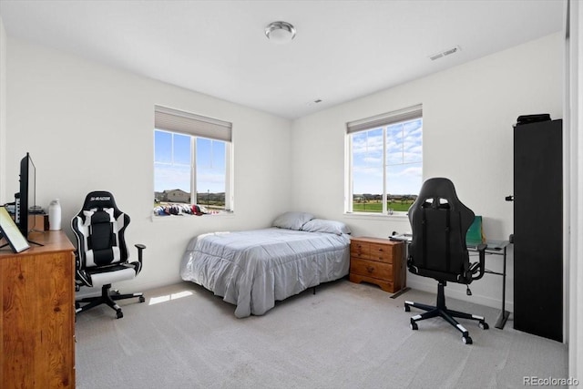 14601 Hudson St, Thornton, CO 80602 - bedroom featuring light carpet and a desk