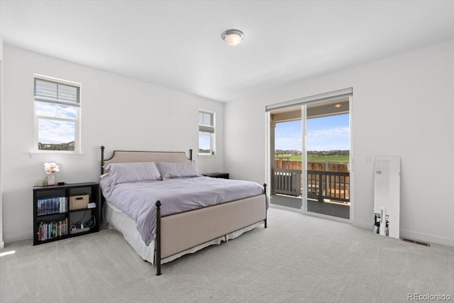 14601 Hudson St, Thornton, CO 80602 - carpeted bedroom with access to outside and baseboards