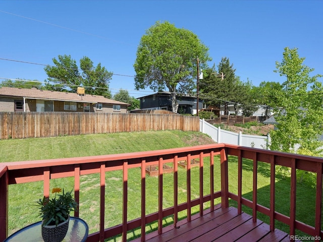 6869 Quay St, Arvada, CO 80003 - view of wooden terrace