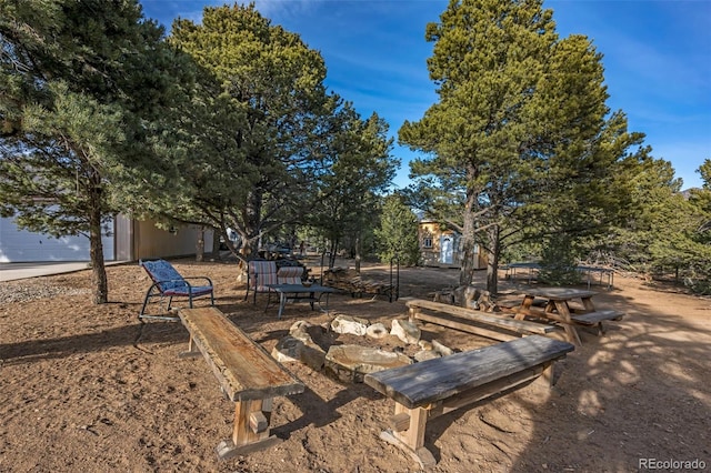 830 High Peaks Ranch Rd, Coaldale, CO 81222 - view of yard featuring an outbuilding