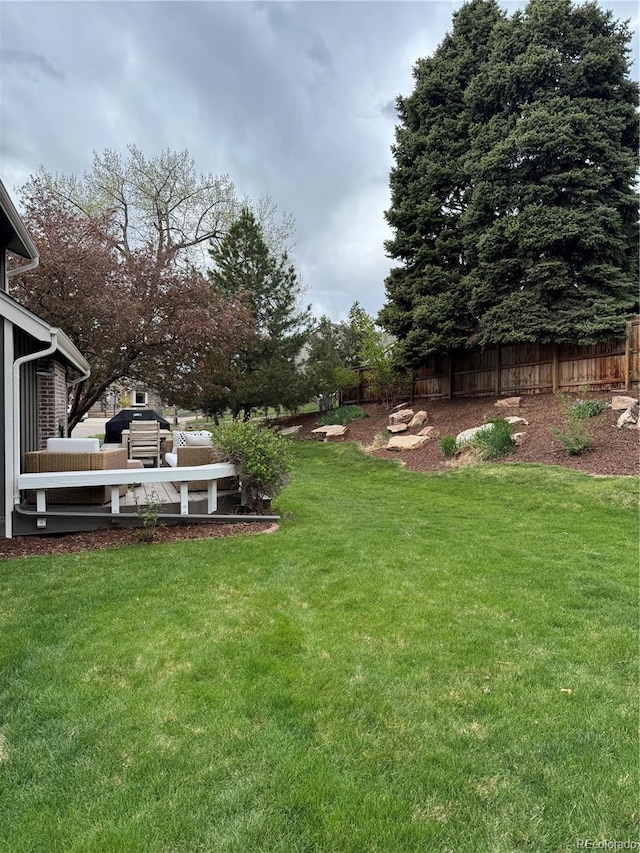 8503 E Jamison Ave, Centennial, CO 80112 - view of yard with fence