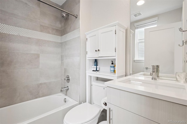 1284 Quitman St, Denver, CO 80204 - bathroom with vanity and shower / washtub combination