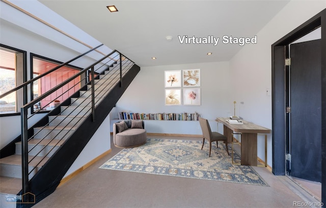 548 Coughlin Meadows Rd, Boulder, CO 80302 - office area featuring baseboards