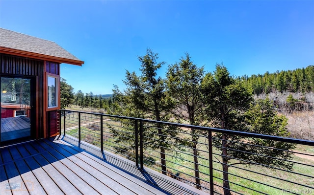 548 Coughlin Meadows Rd, Boulder, CO 80302 - view of wooden terrace