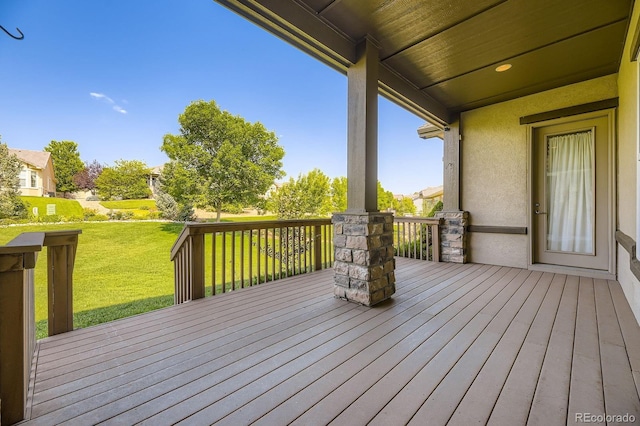 16550 Antero Cir, Broomfield, CO 80023 - wooden terrace with a yard