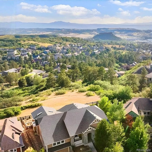 1975 Wild Star Way, Castle Rock, CO 80104 - drone / aerial view of mountains