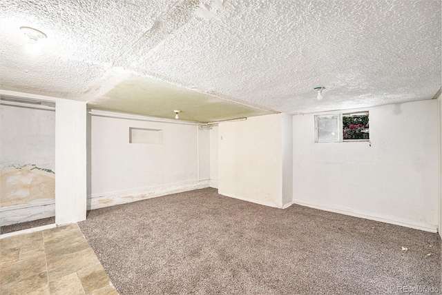 7 Elati St, Denver, CO 80223 - finished basement with a textured ceiling