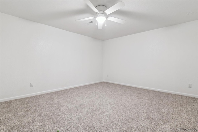 6508 S Garland Way, Littleton, CO 80123 - spare room with carpet flooring and a ceiling fan