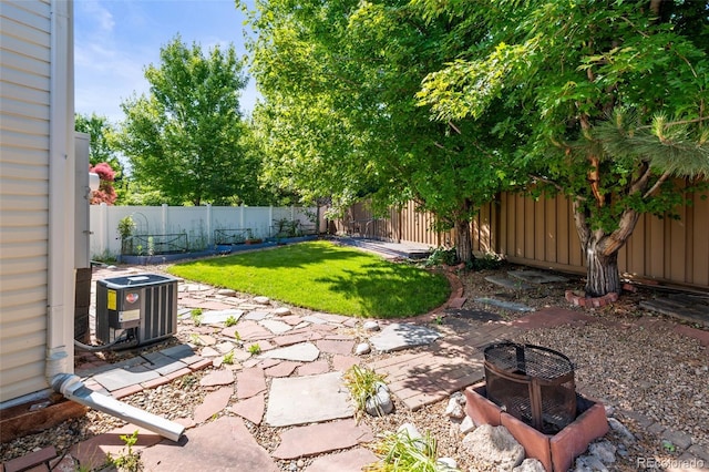18672 E Chaffee Pl, Denver, CO 80249 - fenced backyard with a patio