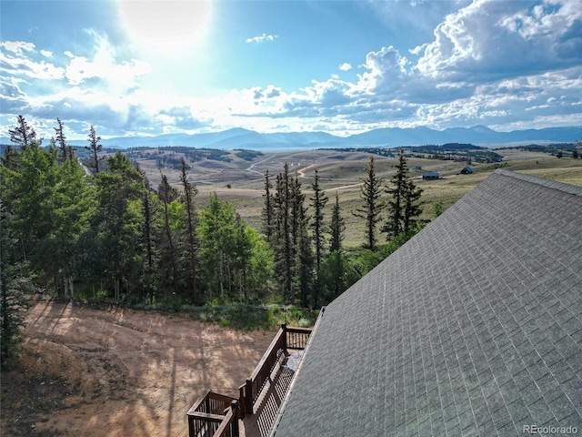 view of mountain feature