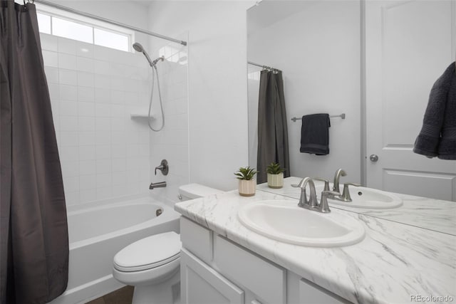 5128 Preserve Pl, Firestone, CO 80504 - full bathroom with vanity and shower / bath combination with curtain