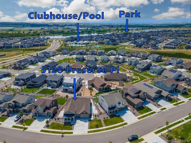 5128 Preserve Pl, Firestone, CO 80504 - aerial perspective of suburban area