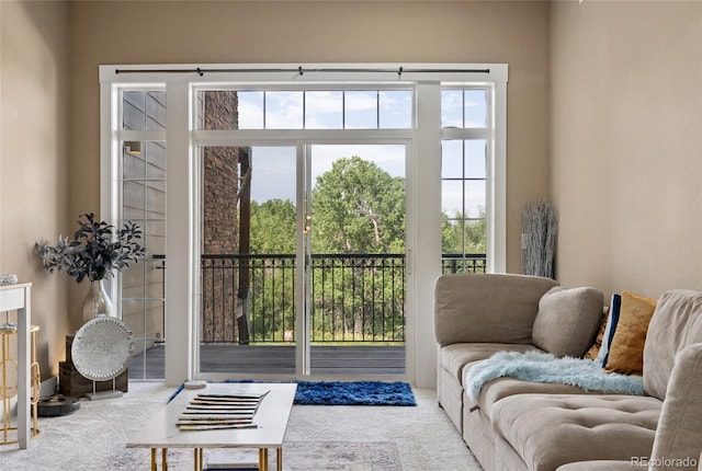 6000 W Floyd Ave Unit 214, Denver, CO 80227 - view of carpeted living room