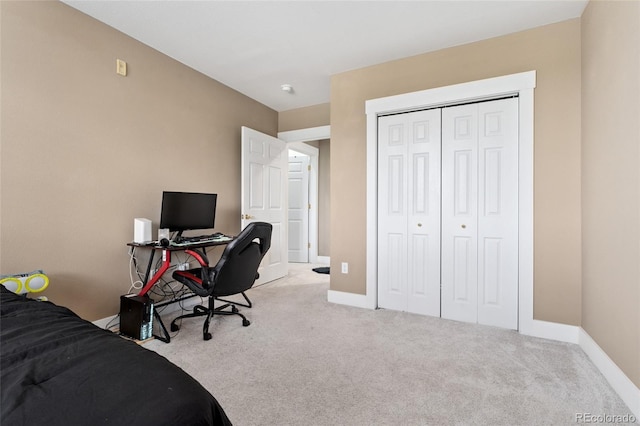 6000 W Floyd Ave Unit 214, Denver, CO 80227 - home office with carpet flooring and baseboards