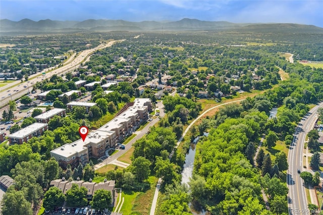 6000 W Floyd Ave Unit 214, Denver, CO 80227 - drone / aerial view of a mountainous background