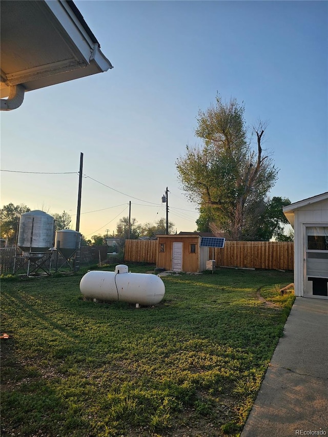 24797 Pleasant Hill Ave, Galeton, CO 80622 - view of yard at dusk