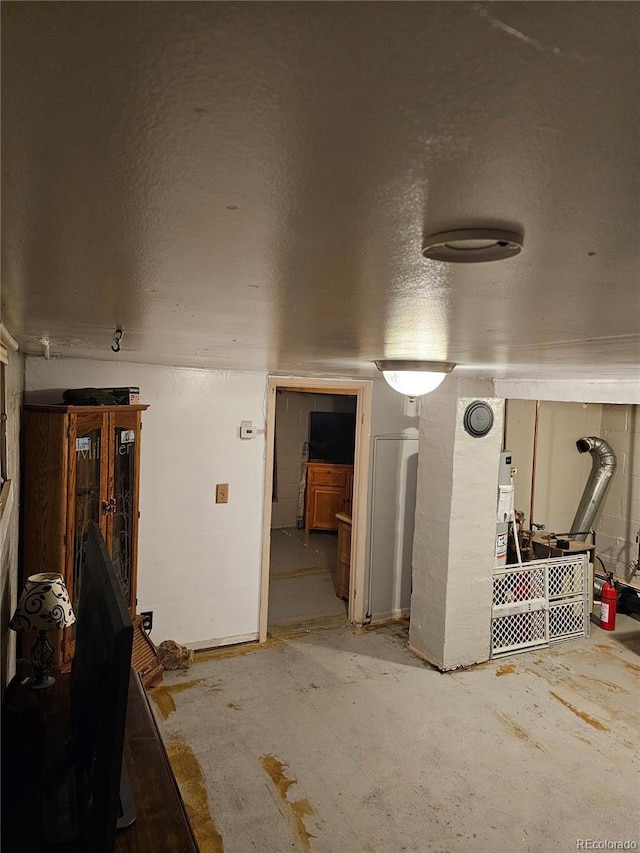 24797 Pleasant Hill Ave, Galeton, CO 80622 - below grade area featuring a textured ceiling