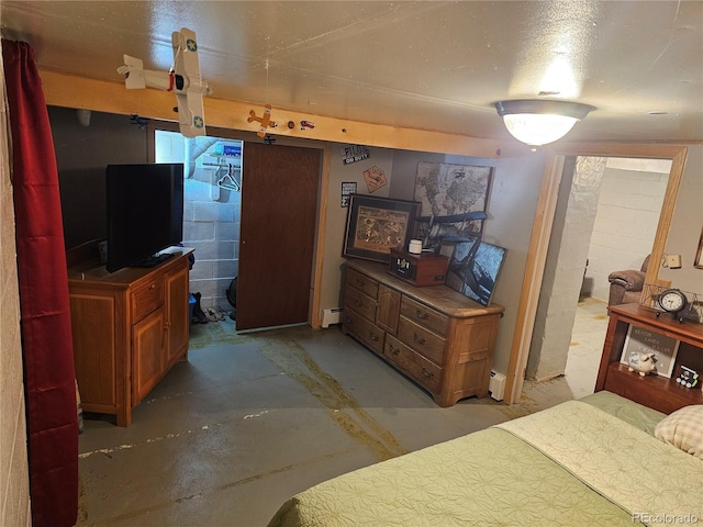 24797 Pleasant Hill Ave, Galeton, CO 80622 - bedroom featuring a baseboard heating unit