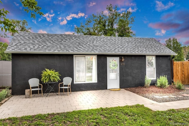 211 E Emma St, Lafayette, CO 80026 - view of outdoor structure at dusk