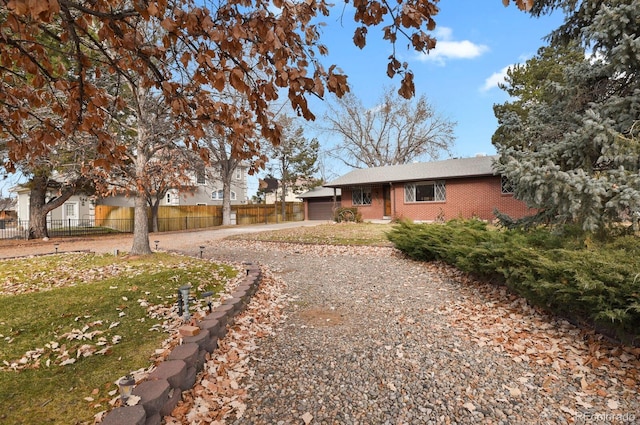 view of ranch-style home