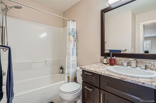 8300 Fairmount Dr Unit Aa102, Denver, CO 80247 - bathroom with toilet, vanity, and shower / bath combo