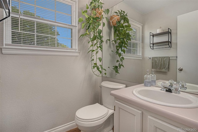 8259 S Fillmore Cir, Centennial, CO 80122 - half bath with vanity and toilet