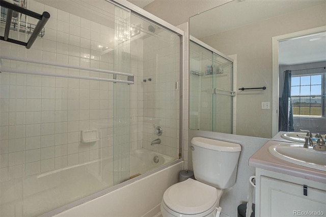 8259 S Fillmore Cir, Centennial, CO 80122 - bathroom with combined bath / shower with glass door and vanity
